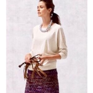 Knitted & Knotted Violet Vibrations Sweater Skirt